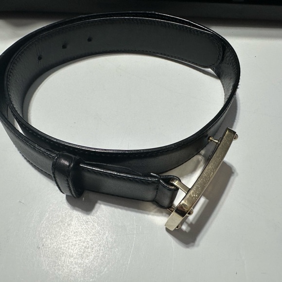 GUCCI authentic vintage G signature buckle black leather belt *authenticated* - Picture 17 of 17